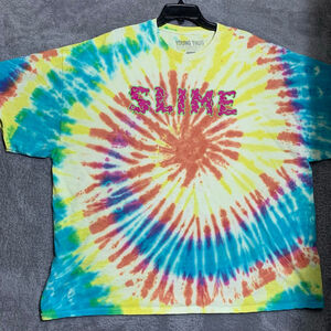 Young Thug Slime T-Shirt Mens 3XL Multi-Color Tie Dye YSL Rap Merch 10030089‎